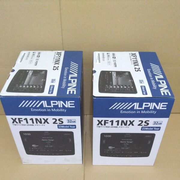 (展示品OH済み)ALPINE アルパイン 11型カーナビ フローティングビッグX 11 XF11NX2S(シンプルモデル)2台分