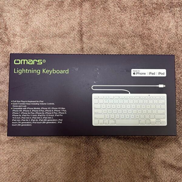 Omars Lightning Keyboard 未使用 iPhone iPad iPod用