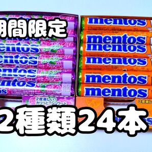 クラシエ 期間限定 メントス ラズベリー ファンタ 2種類24本