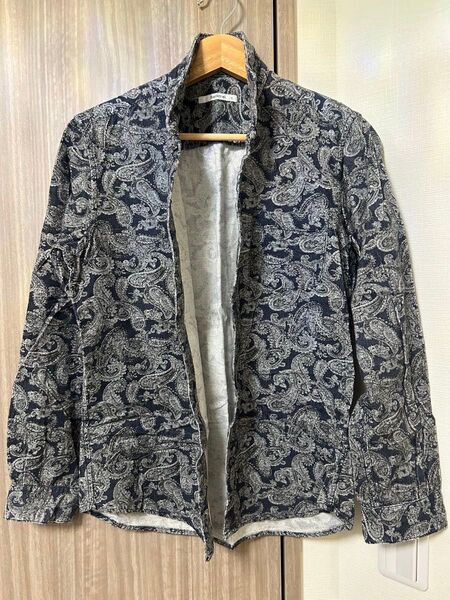 men's bigi ペイズリー柄シャツ メンズ