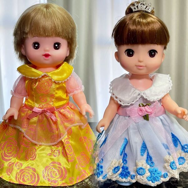 メルちゃん服 プリンセスドレス 二枚セット