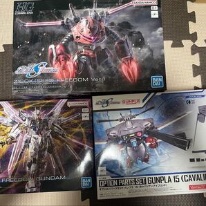 ガンプラ SEED freedom マイティストライクフリーダム ズゴック キャバリアー