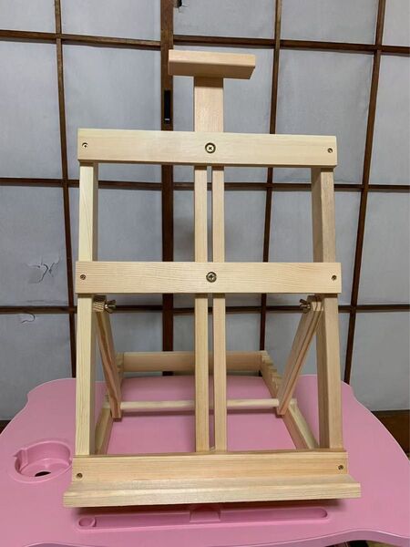 卓上イーゼル 木製 折りたたみ式 高さ調節 描画ボード スケッチボード 画板立て