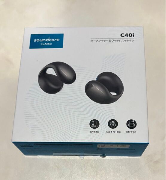 Anker Soundcore C40i オープンイヤー型ワイヤレスイヤホン ブラック 美品
