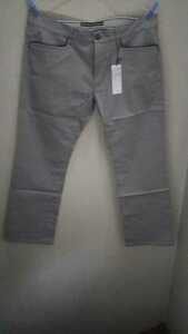 メンズ メルローズ 綿パンツ サイズは4(XL) 新品未使用の長期保管品 薄いグレー