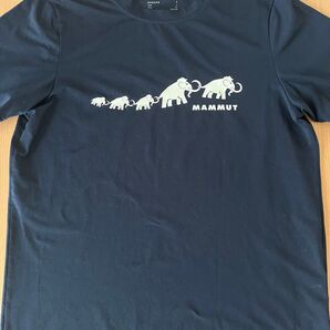 MAMMUT マムート 半袖tシャツ アジアXL ネイビー1017-02011