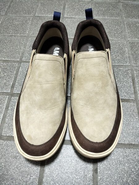 AMERICANO EDWIN スリッポン ベージュ 26.5cm メンズ AE901