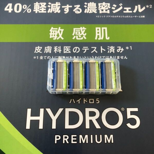 シック ハイドロ5 プレミアム 敏感肌用 替刃4個