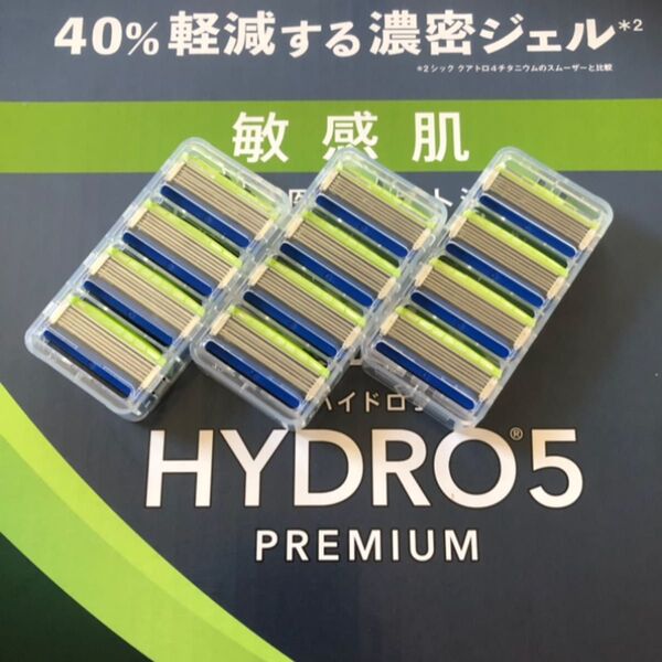シック ハイドロ5 プレミアム 敏感肌用 替刃12