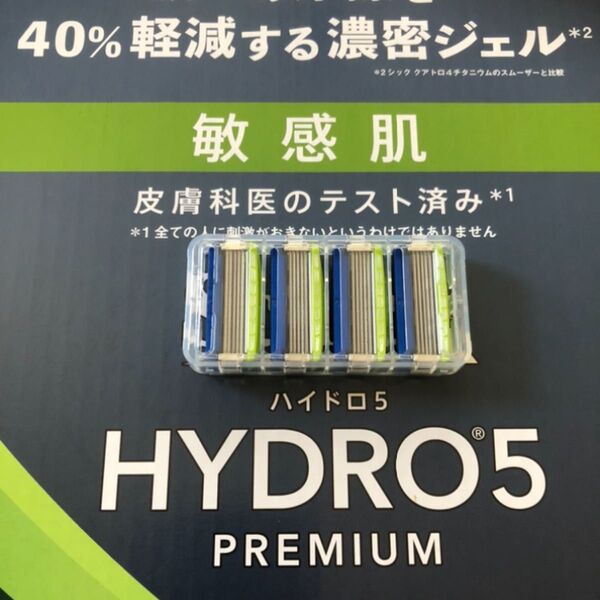 シック ハイドロ5 プレミアム 敏感肌用 替刃4個