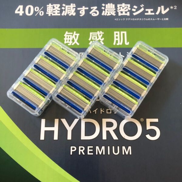 シック ハイドロ5 プレミアム 敏感肌用 替刃12個