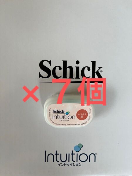 シック イントゥイション しっとり肌 替刃7個