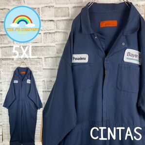 USA古着CINTAS 企業ロゴワッペン ツナギ ワークウェアRG-62