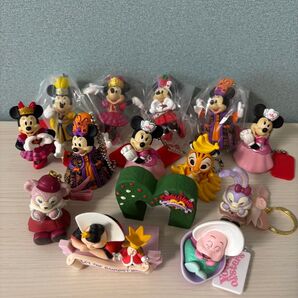 【まとめ売り】ミニーマウス シェリーメイ ステラルー ヤングオイスター チェーンホルダー
