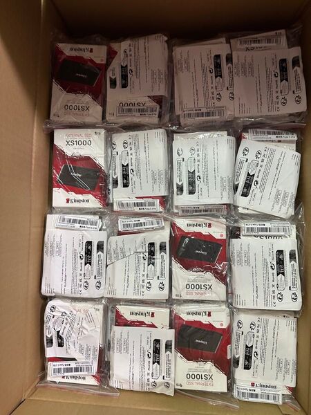 新品未開封 Kingston 外付け SSD XS1000 1TB USB3.2 30個セット