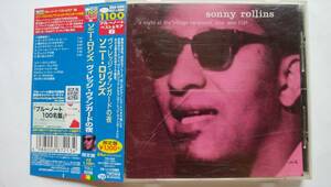 CD ソニー・ロリンズ ヴィレッジ・ヴァンガードの夜 限定盤 24bit TOCJ-8506 SONNY ROLLINS A NIGHT AT THE VILLAGE VANGUARD