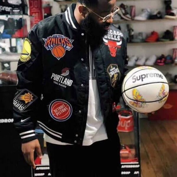 Supreme Nike NBA jacket シュプリーム ジャケット ナイキ ブルズ スタジャン ao三六三