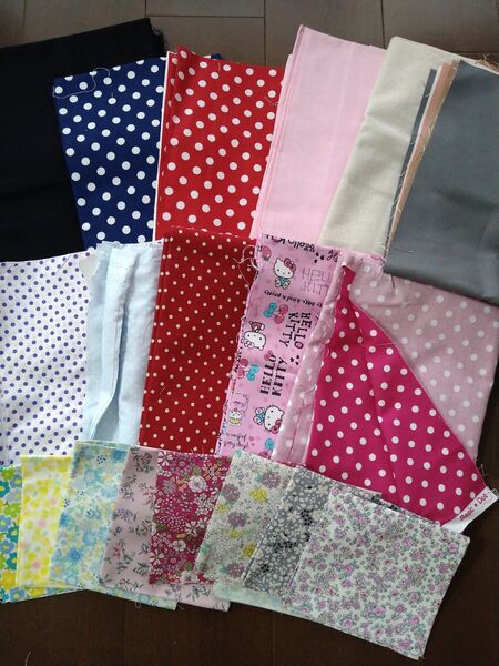 ハンドメイド 帆布 生地 ハギレ カットクロス セット 20種類