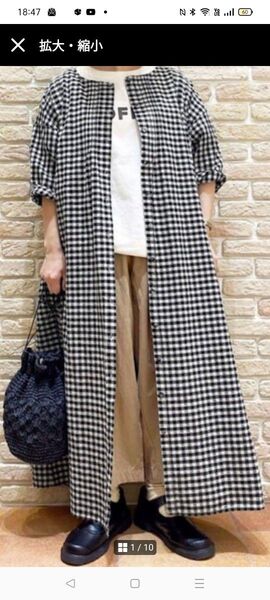 【美品】サマンサモスモス ギンガムチェックワンピース