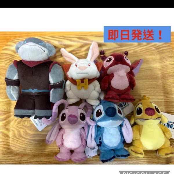 ♪ 最終値下げ中♪スタンディーズ ぬいぐるみ 6体セット Disney stanDs リロ&スティッチ コンプリート