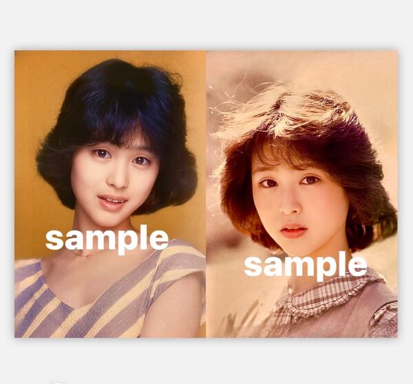 A 松田聖子写真 L判2枚