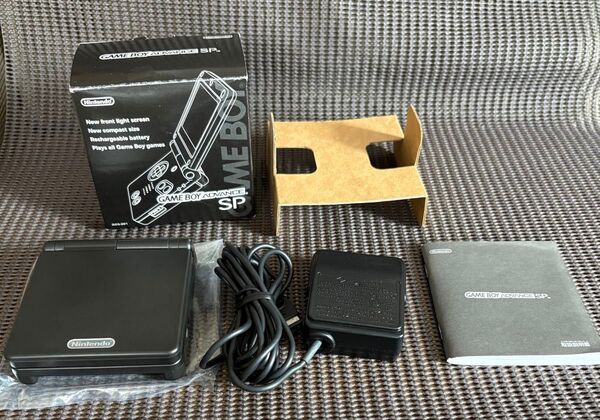 【極美品】ゲームボーイアドバンスSP オニキスブラック GBA AGS-001 フルセット