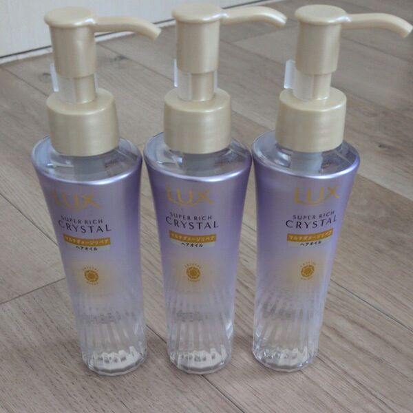 LUX スーパーリッチクリスタル マルチダメージリペア ヘアオイル 90ml×3