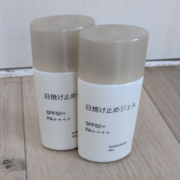 無印良品 日焼け止めジェル SPF50+ PA++++ 携帯用 30ml 2025年リニューアル×2
