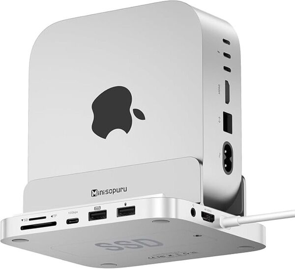 Mac mini M4 / M4 Pro 2024 用 ドック&スタンド