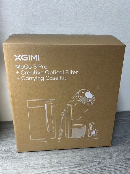 2回使用のみ XGIMI プロジェクター MoGo 3 Pro 本体+未開封専用ケース、マジカルレンズセット