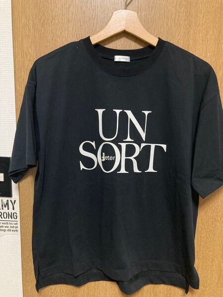 美品パール付きTシャツ ブラックLサイズ