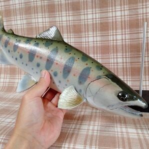 ハンドメイド 39cmアマゴ フィギュア レプリカ オブジェ インテリア 魚模型 fish craft REAL