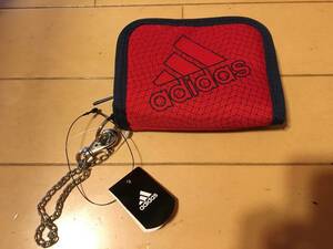 ☆即決！新品　アディダスadidas　財布☆スカーレット