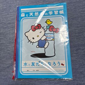 ハローキティ 学習帳 森と天然水の学習帳 未使用