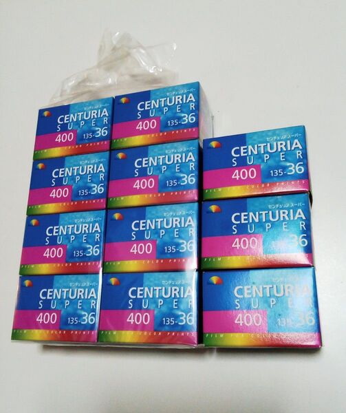期限切れフィルム 11本 コニカミノルタ センチュリアスーパー400 36枚撮