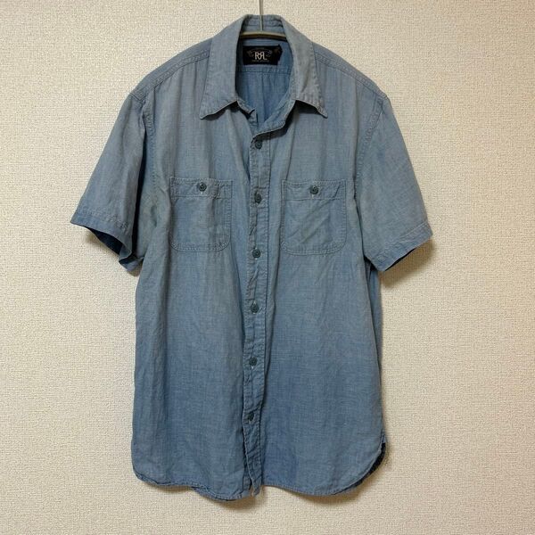 RRL 半袖シャンブレーシャツ