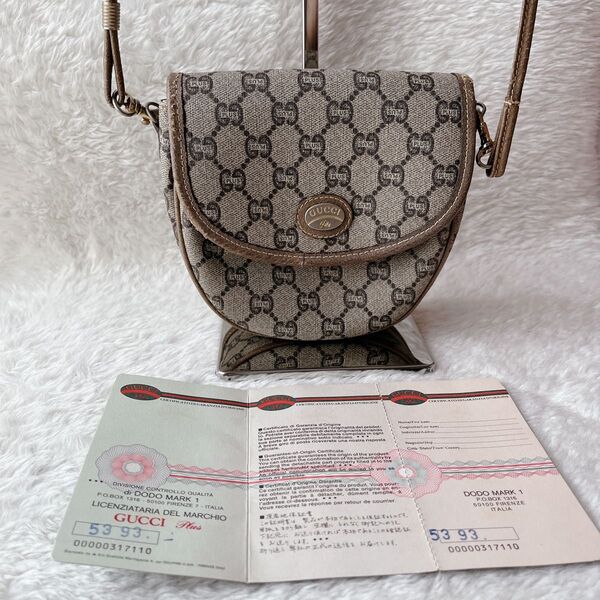 GUCCI グッチプラス ショルダーバッグ GGスプリーム オールドグッチ ポシェット ヴィンテージ ユニセックス