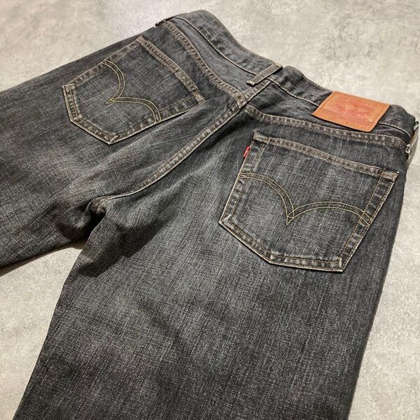 【LEVI'S】リーバイス 503 ルーズストレート ブラックデニムパンツ 日本製 31インチ ヴィンテージ ジーンズ ジーパン