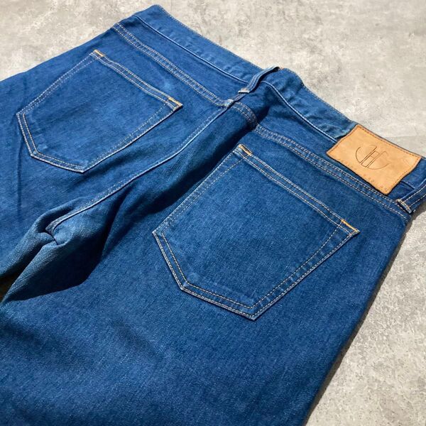 【JAPAN BLUE JEANS】ジャパンブルージーンズ アンクルカットスリムテーパードストレッチジーンズ 日本製 32インチ