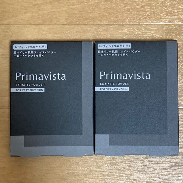 プリマヴィスタ EXマットパウダー 超オイリー肌用 フェイスパウダー(ルース)5.0g レフィル 2個セット
