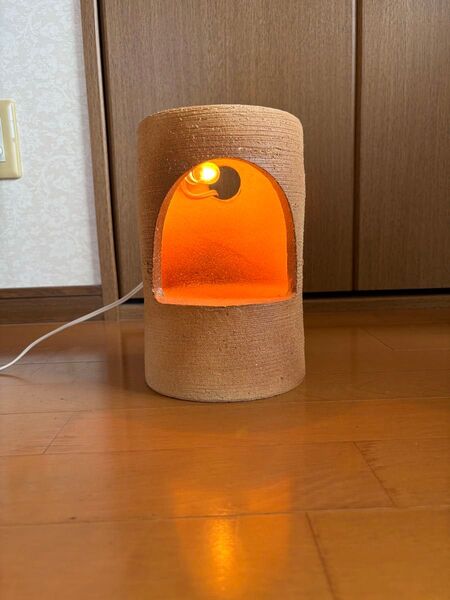 新品!美濃焼 荒神窯 フロアランプ スタンドライト 間接照明