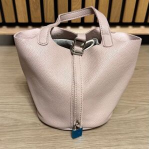 ピンク レディース 新品 PUレザー トートバッグ ハンドバッグ キューブバッグ