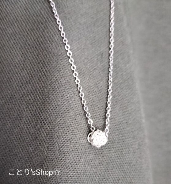 めちゃくちゃお洒落な カレンシルバー モチーフビーズ シルバーネックレス オリジナル 華奢ネックレス 軽い お手頃価格