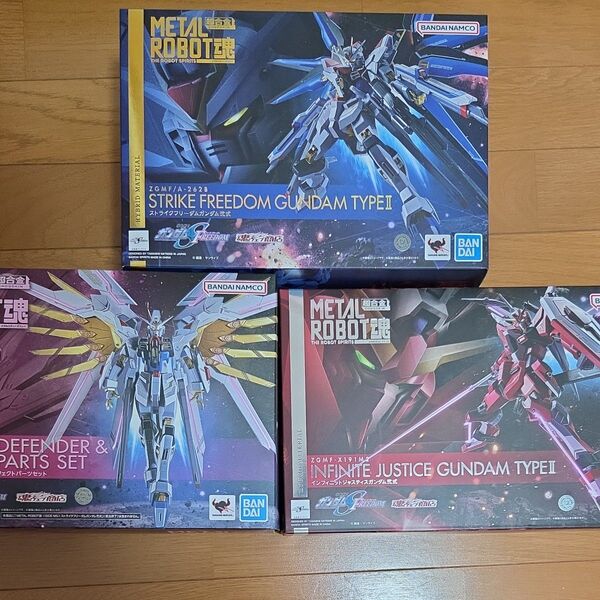 METAL ROBOT魂 機動戦士ガンダムSEED FREEDOM マイティストライクフリーダム インフィニティットジャスティス