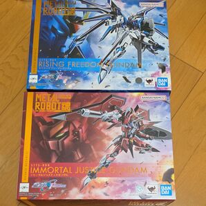 METAL ROBOT魂 ライジングフリーダムガンダム イモータルジャスティスガンダム 開封品