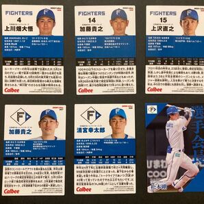 2023/2024 野球チップス 北海道日本ハムファイターズ 6枚セット