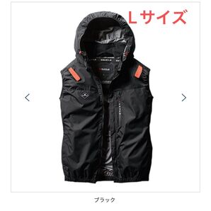 バートル AC2064 エアークラフト ベスト ブラック XLサイズ 春夏用 熱中症対策 空調作業服 撥水 防汚 作業服 作業着