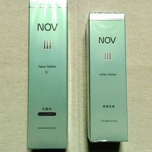 【新品未開封】ノブ Ⅲ NOV Ⅲ フェイスローションR 120ml ミルキィローション 80ml セット ★送料無料★