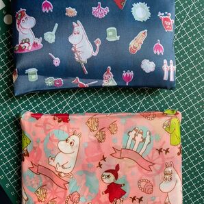 在庫処分!二枚セット!新品 大容量 折り畳み可愛い頑丈エコバッグ