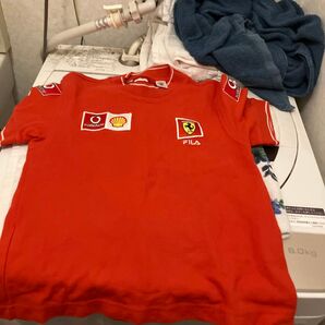 FILA フェラーリ コラボTシャツ レッド140